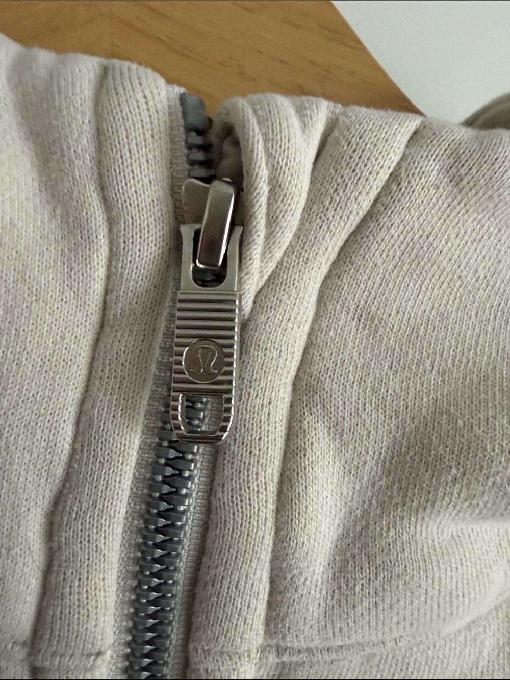 lululemon athletica Cropped Hooded Half-Zip Jacket - Cream - Picture 2 of 3
